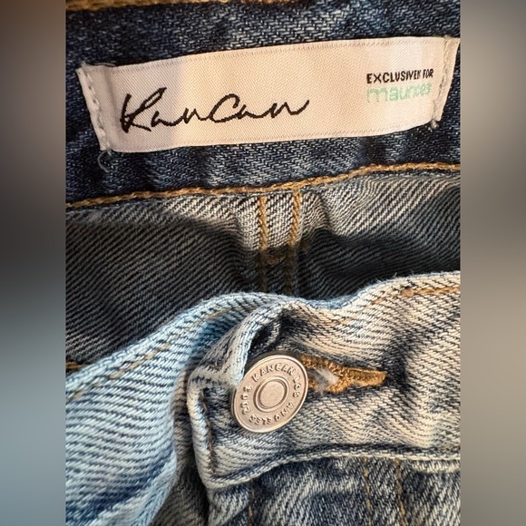 KanCan Women's Distressed Ankle Jeans in Light Blue - Picture 2 of 6